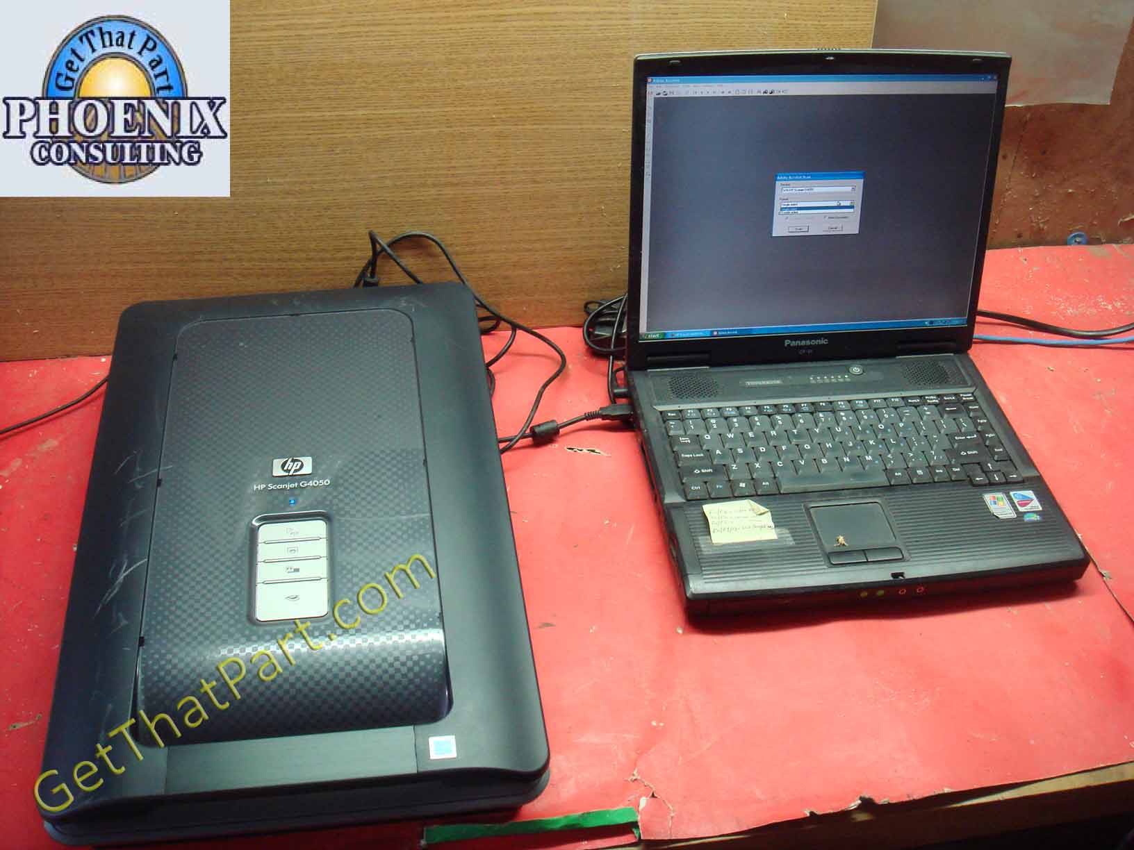 HP G4050 Duplex High Resolution Duplex Flatbed Photo Scanner L1957A